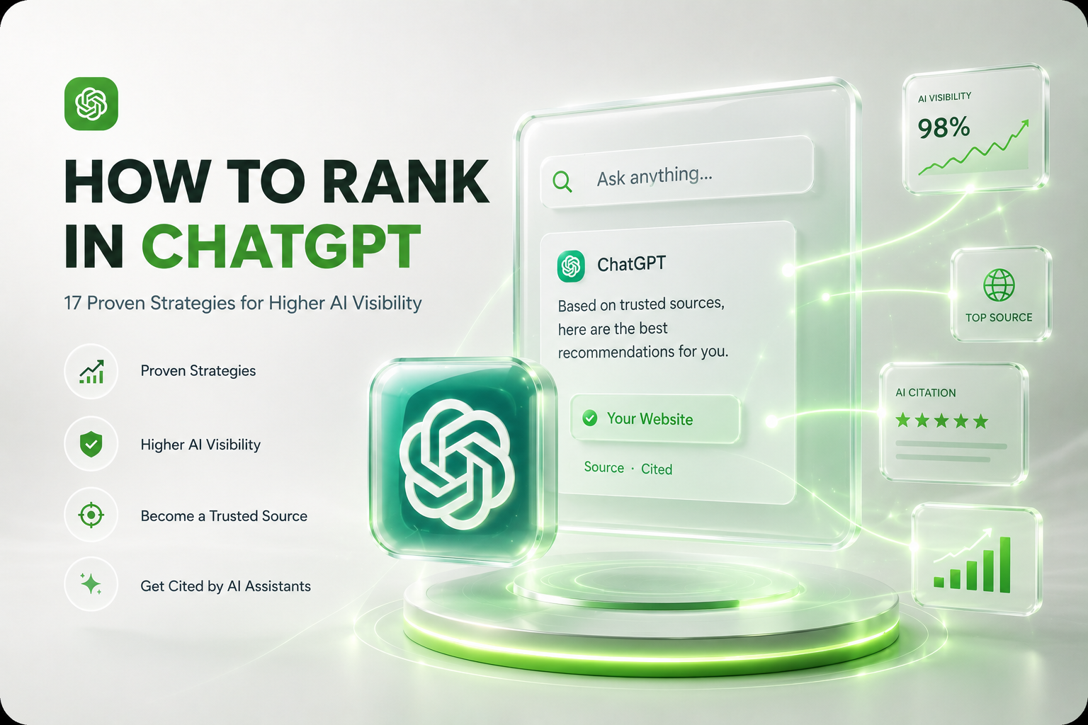 How to Rank in ChatGPT: 17 Proven Strategies to Improve Your AI Visibility (2026 Guide)